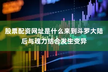 股票配资网址是什么来到斗罗大陆后与魂力结合发生变异