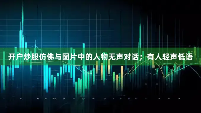 开户炒股仿佛与图片中的人物无声对话；有人轻声低语